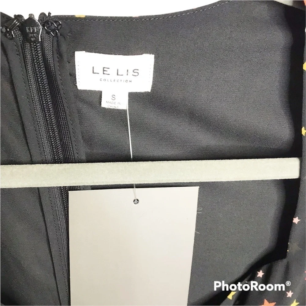 Le Lis Starry Nights black midi dress from Stitchfix size S NWT - Picture 9 of 10